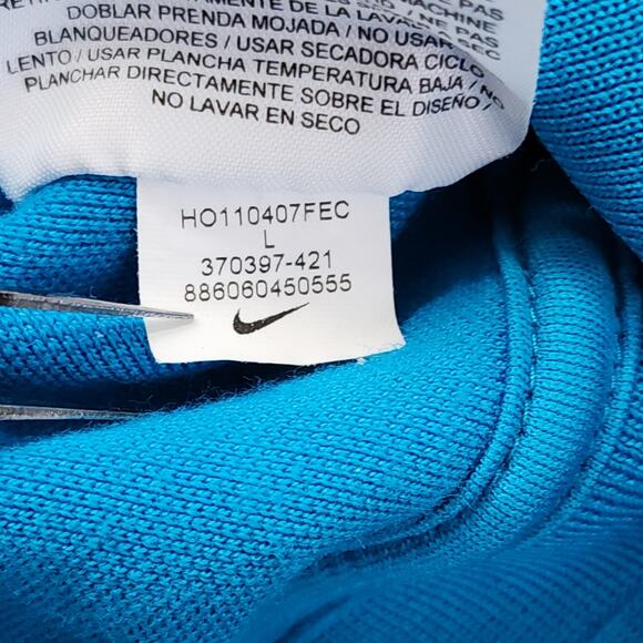 Nike N98 Track Jacket Womens Size L Blue Yellow Stripe Retro National Full Zip - Picture 8 of 11